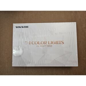 SDKWDH Beauty Phototherapy 7-Color LED Facial Mask. Contour Mask Photon LED